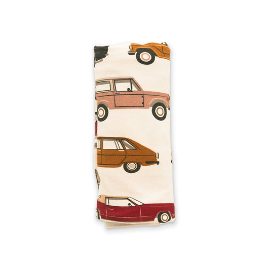 Cars Stretch Swaddle Blanket