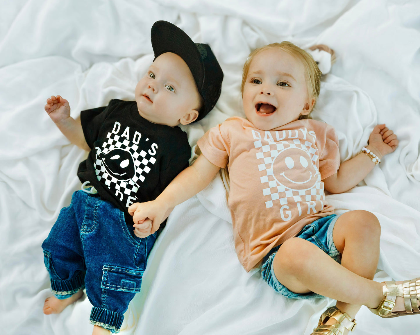 Dad's Dude Checkered Tee- 4 Colors