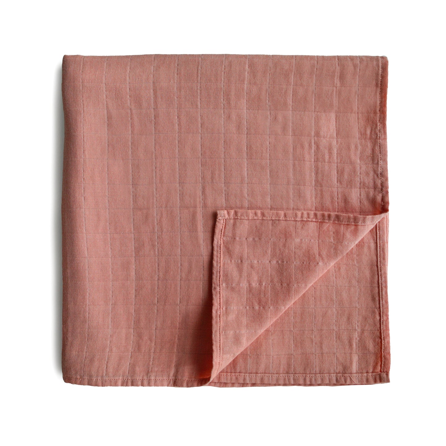 Organic Cotton Muslin Swaddle Blanket- Multiple Color Options