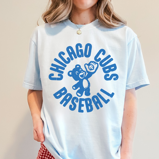 Chicago Cubs Baseball Vintage Graphic Tee – 4 colors