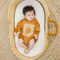 Checkered Ghost Bamboo Sweatshirt Romper- 3 colors