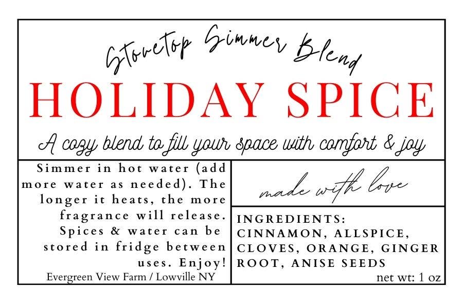 Holiday Spice Stovetop Simmer Blend