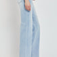 RISEN Lillith Wide Leg V Dipped Front Waist Jeans