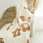 Plush Blanket - Caramel Daisy
