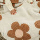 Plush Blanket - Caramel Daisy