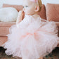 Ballet Pink 3/4 Sleeve Tutu Leotard