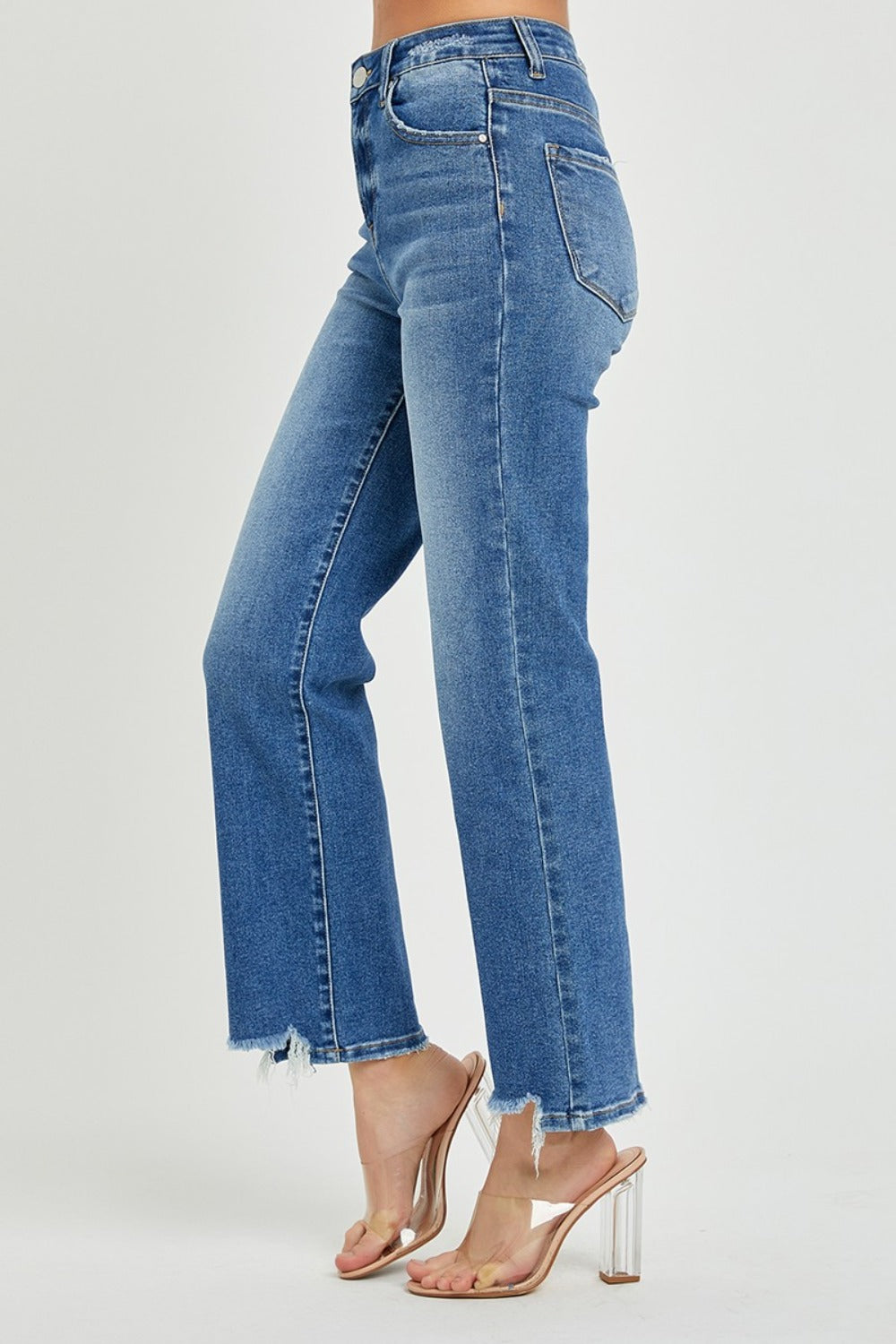 RISEN Astrid High Rise Straight Jeans