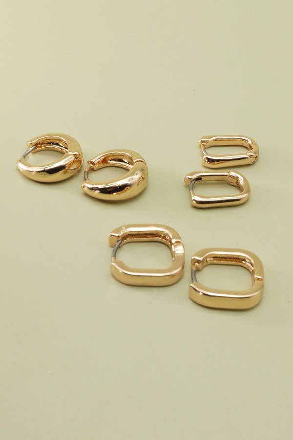 Everyday Hoop Earring Set