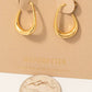 Effortlessly Chic Gold Hoop Earrings