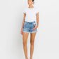 Vervet Riley High Rise Cuffed Shorts