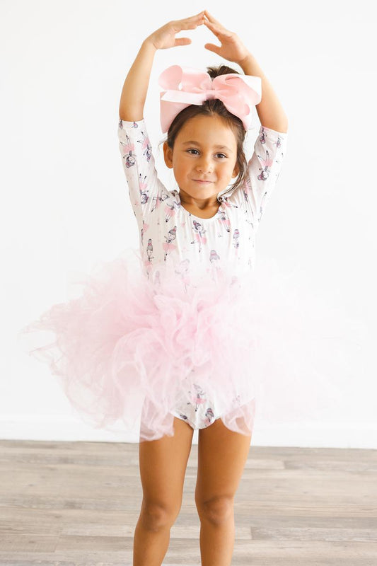 Ballerina 3/4 Sleeve Tutu Leotard