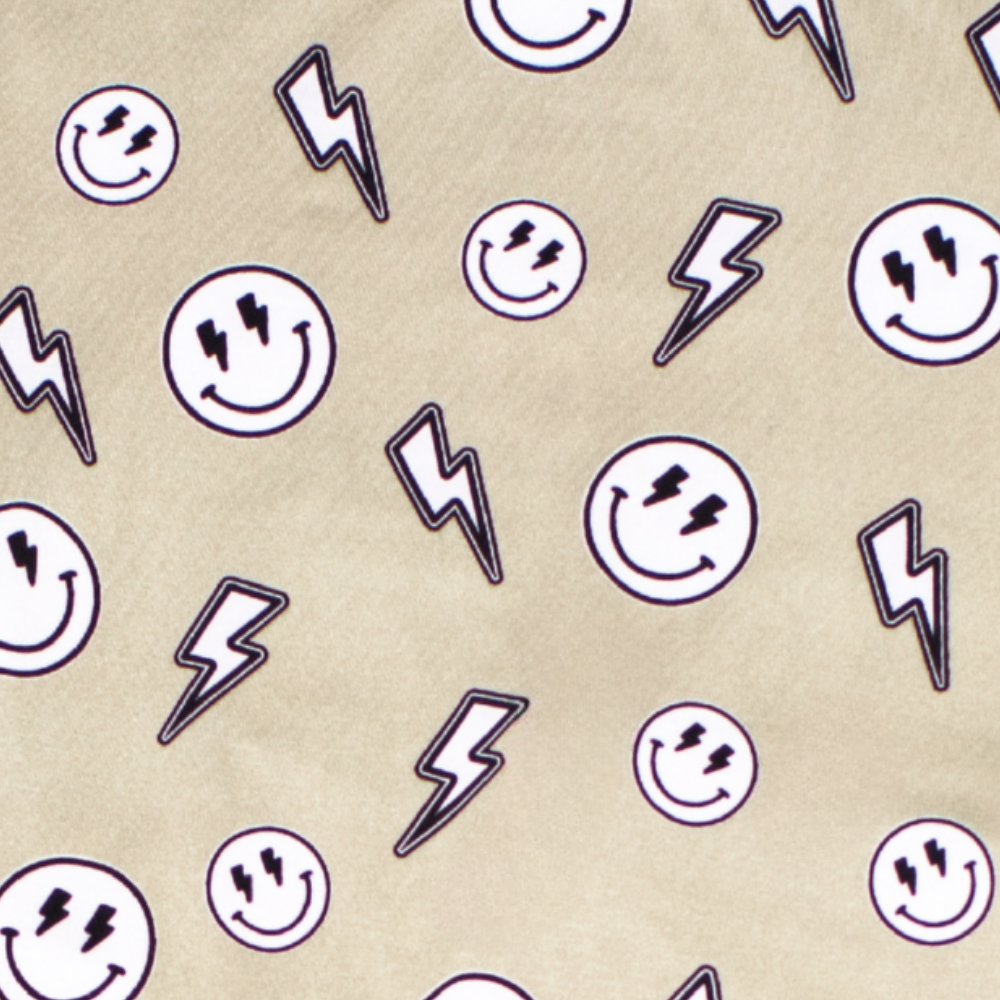 Electric Smiley Convertible Zippy- Beige