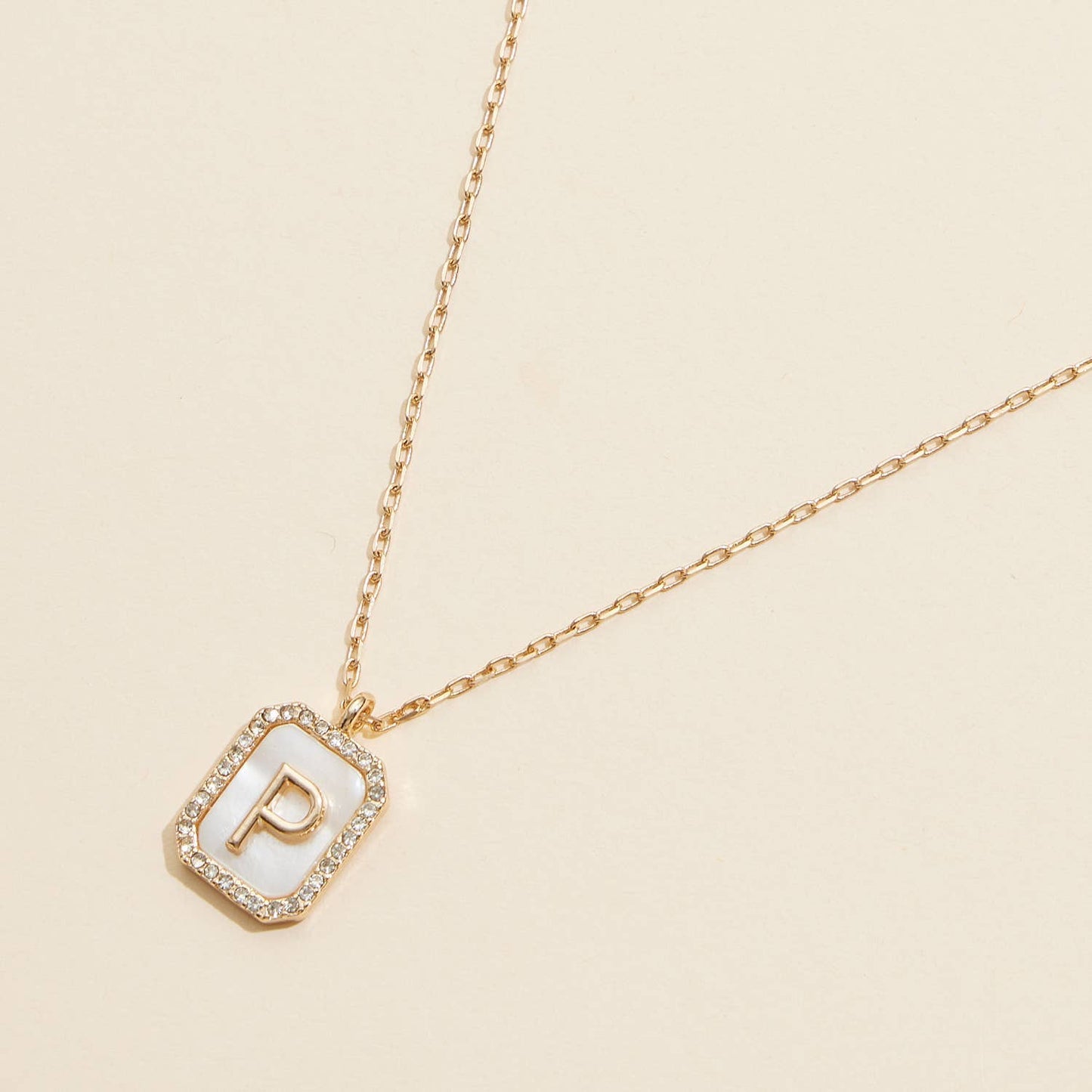 Initial Charm Necklace