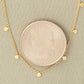 Summer Nights Mini Disc Necklace