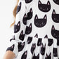 Purrfect 3/4 Sleeve Pocket Twirl Dress