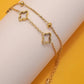 Double Or Nothing Clover Bracelet