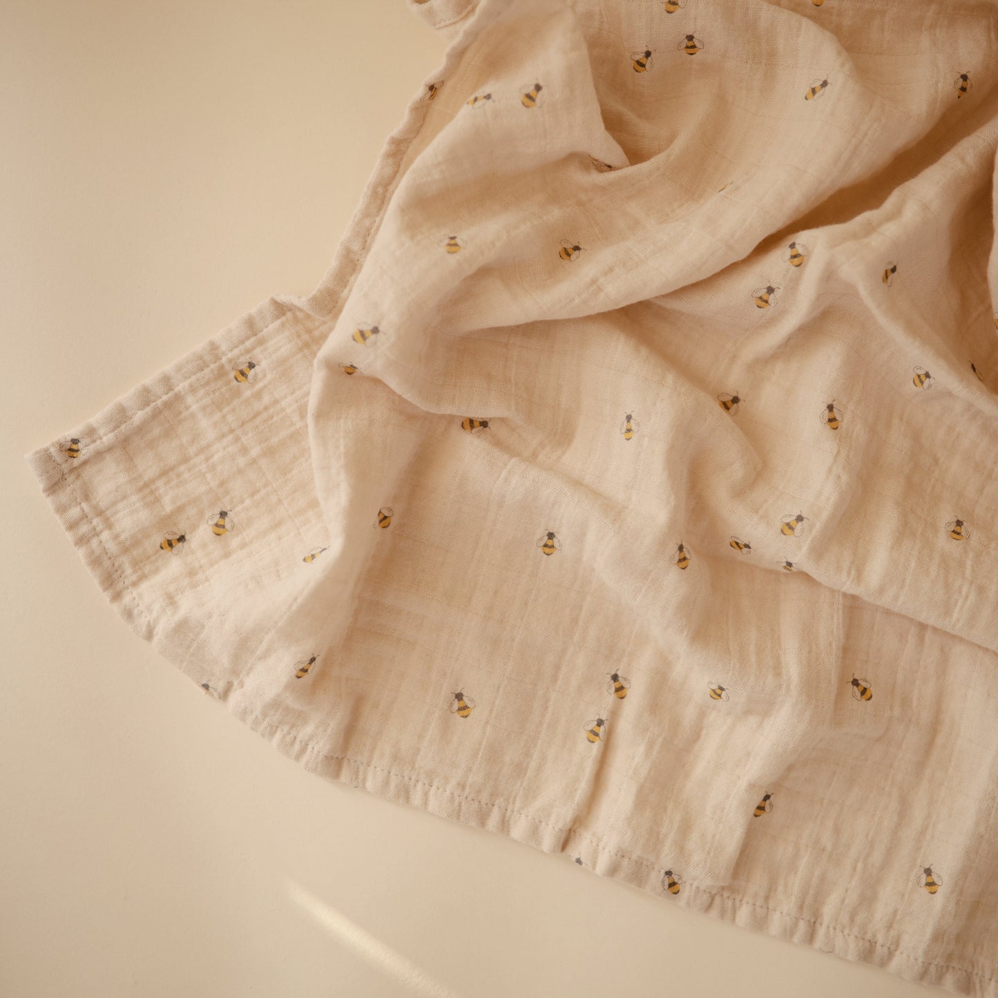 Organic Cotton Muslin Swaddle Blanket- Multiple Color Options