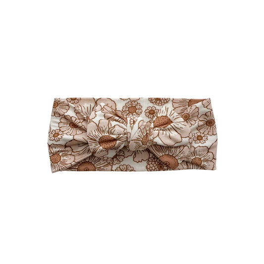 Knotted Headband - Flower Garden