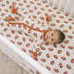Football Print Bamboo Crib Sheet