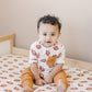 Football Print Bamboo Crib Sheet