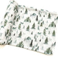 Muslin Swaddle Blanket - Green Forest