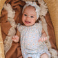 Fringe Swaddle Blanket - Caramel