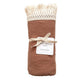 Fringe Swaddle Blanket - Caramel