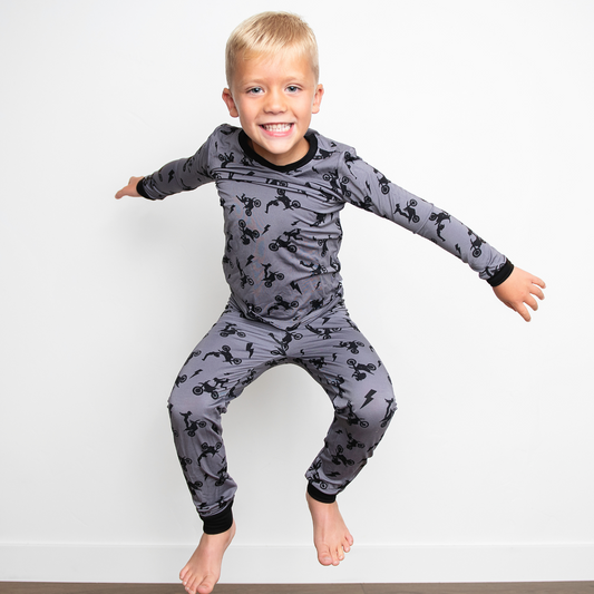 Motocross Two-Piece Pajama Set