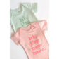 Hi, I'm New Here PINK Organic Cotton Baby Onesie
