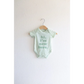 Hi, I'm New Here MINT Organic Cotton Baby Onesie