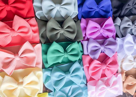 Headwrap Bow- Multiple colors