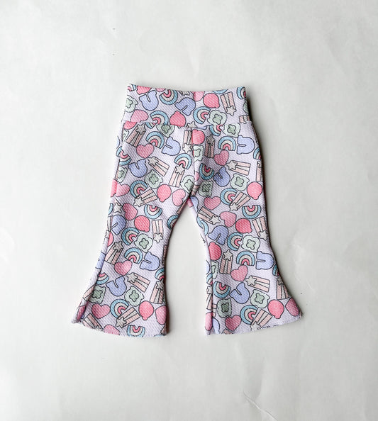 Lucky Charm St. Patrick's Day Bell Bottoms