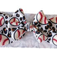 Cheetah Baseball Headwrap Bow