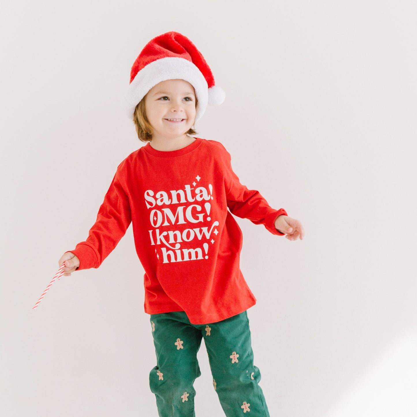 Santa! Omg I Know Him! Graphic Tee