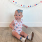 Flag Print Bamboo Romper