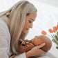 Camel Brown Knotted Baby Gown With Hat/Headband Option (Newborn-3 months)