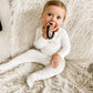 White Baby Outfit Set with Hat/Headband Option (Newborn - 12 months)