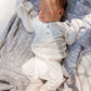 White Baby Outfit Set with Hat/Headband Option (Newborn - 12 months)