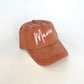 Mama Handwritten Script Embroidered Baseball Cap- 6 colors