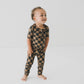 Checkered 2pc Pajama Set- Ink & Earth