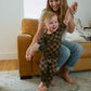 Checkered 2pc Pajama Set- Ink & Earth