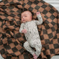 Ink & Earth Checkerboard Muslin Swaddle Blanket