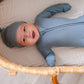 Knot Hat - Arona Blue Ribbed