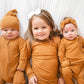 Knot Hat - Caramel Ribbed
