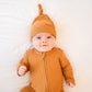 Knot Hat - Caramel Ribbed
