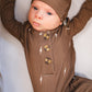 Knotted Baby Gown - Brown Lightning