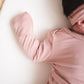 Knotted Baby Gown - Dusty Pink