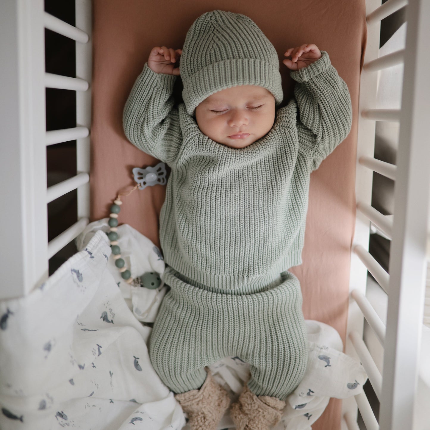 Organic Cotton Muslin Swaddle Blanket- Multiple Color Options