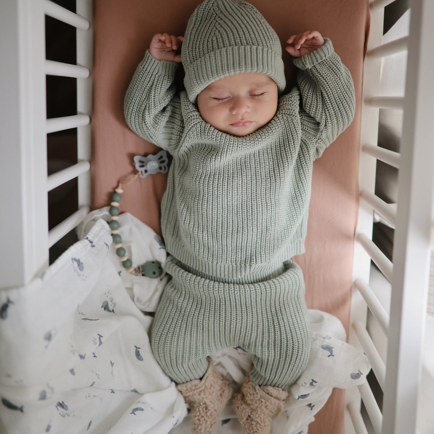 Organic Cotton Muslin Swaddle Blanket- Multiple Color Options