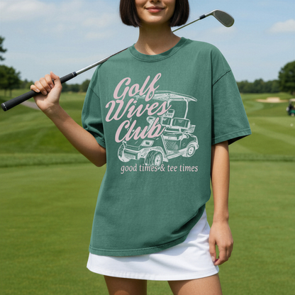 Golf Wives Club Graphic Tee- 4 colors